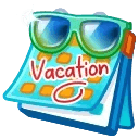 Desk Calendar Vacation