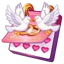 Desk Calendar Wedding
