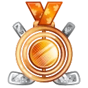 Victory Medal Golden Puck