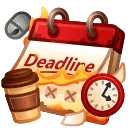 Desk Calendar Crunch Time