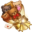 Pretty Posy Teddy Luxe