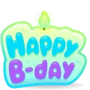 B-Day Candle Jelly Desert