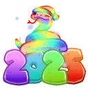 Lunar Snake Rainbow Scale