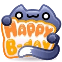 B-Day Candle Purr Magic