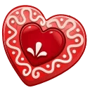 Cookie Heart Rubycake