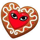Cookie Heart Wink Wink