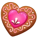 Cookie Heart Pink Yogurt