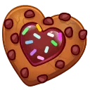 Cookie Heart Choco Fudge