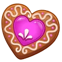 Cookie Heart Ultra Pink