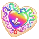 Cookie Heart Rainbow