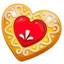Cookie Heart Toffee