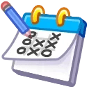 Desk Calendar Tic Tac Toe