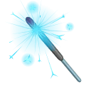Party Sparkler Cyan Sizzle