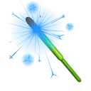 Party Sparkler Azurite
