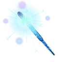 Party Sparkler Blue Sparks
