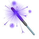 Party Sparkler Purple Rain