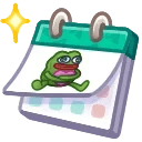 Desk Calendar Pepe Plans
