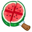 Clover Pin Watermelon