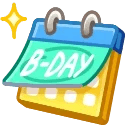 Desk Calendar Surfer