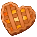 Cookie Heart Lattice Pie
