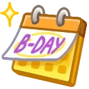 Desk Calendar Gold Leaf