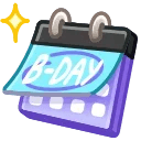 Desk Calendar Black Flip