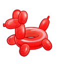 Pool Float Balloon Dog