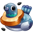 Pool Float Pigeon