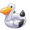 Pool Float Pelican Decoy