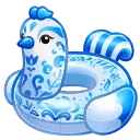 Pool Float Gzhel
