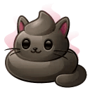 Happy Brownie Cat Scat