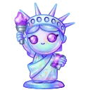 Liberty Figure Fire Opal