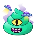 Happy Brownie Alien