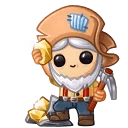 Liberty Figure Gold Rush