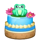 Mousse Cake Froggy Pond