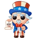 Liberty Figure Uncle Sam