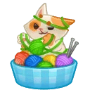 Spring Basket Knitty Kitty