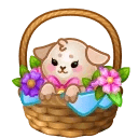 Spring Basket Lovely Lamb