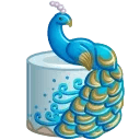 Mousse Cake Sky Peacock