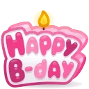 B-Day Candle Princess
