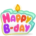 B-Day Candle Be Awesome!