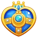 Heart Locket Azure Gem
