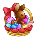 Spring Basket Choco Bunny
