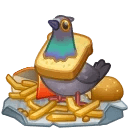 Spring Basket Trash Pigeon
