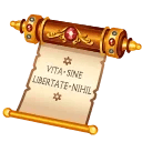 Timeless Book Liberty Scroll