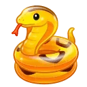 Pool Float Golden Cobra