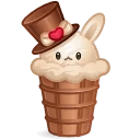 Vice Cream Vintage Bunny