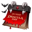Desk Calendar Count Dracula