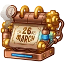 Desk Calendar Steampunk