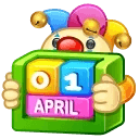Desk Calendar April Fools